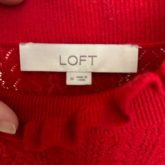 Loft red sweater dress - Picture 3 of 3